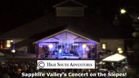 sapphire valley resort concerts on the slopes